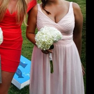 Davids Bridal Blush Bridesmaids Dress